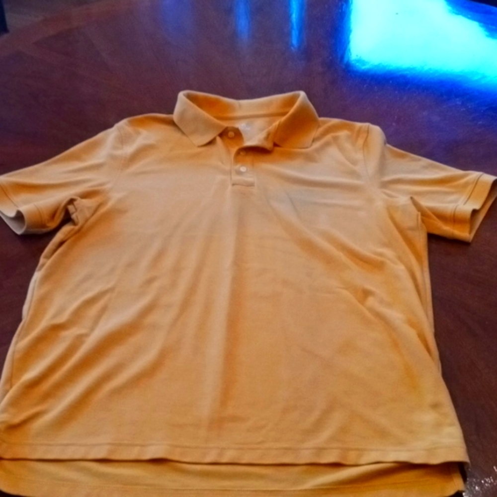 Men's XL golden yellow polo